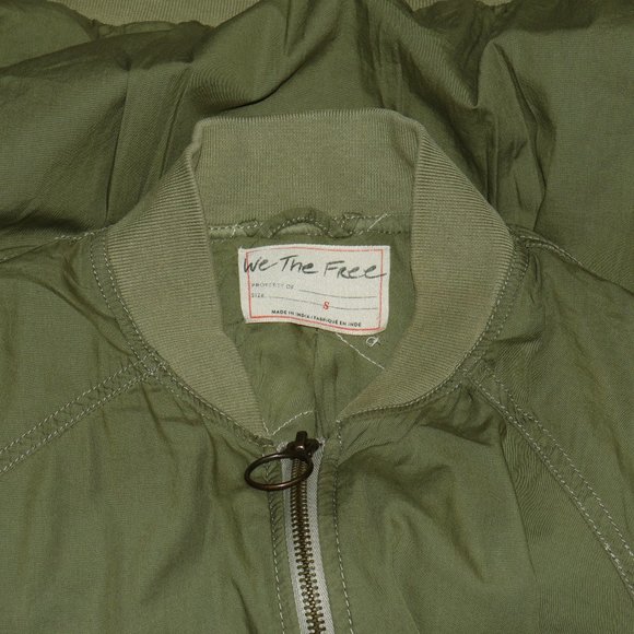 Free People We The Free Karma Bomber Jacket Top New S - Picture 9 of 9